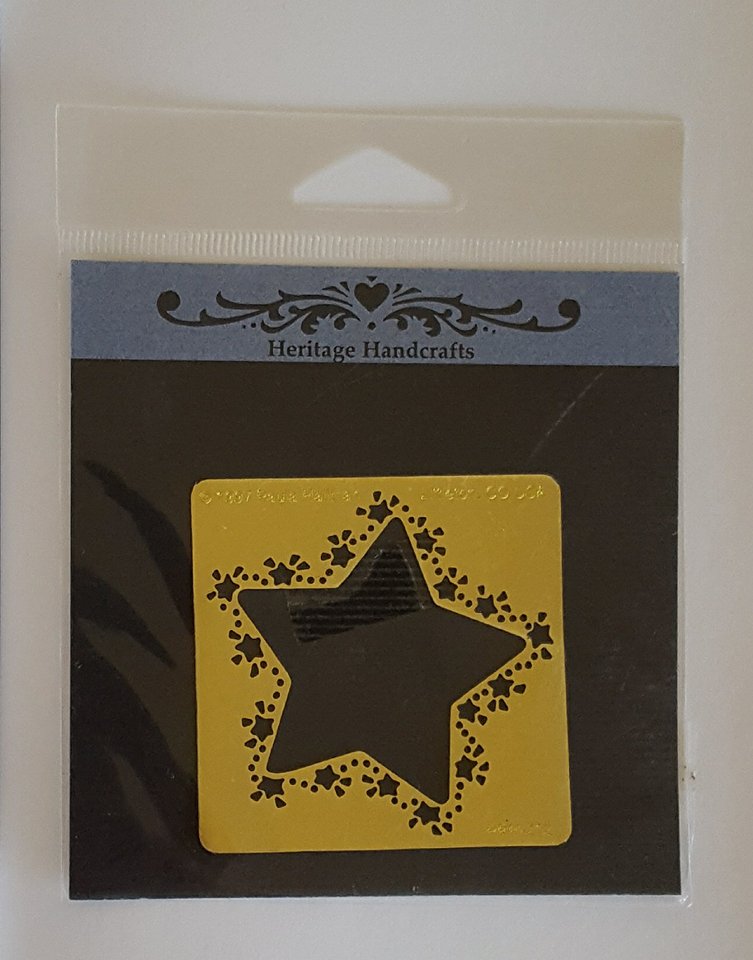 Star Stencil / Esténcil de Estrella Descontinuado Heritage HandCrafts