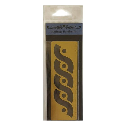 Braid Stencill  / Esténcil de Trenza Esténciles / Plantillas Heritage HandCrafts