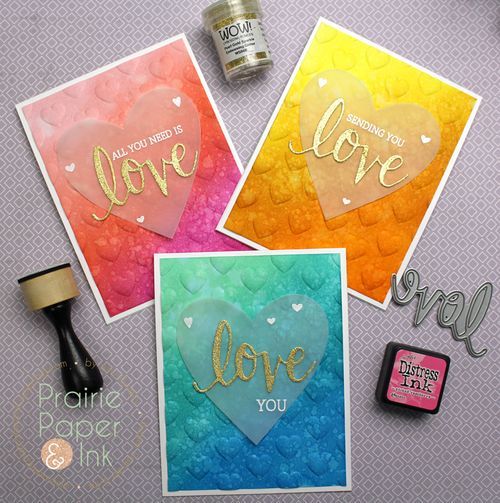 Stamp &amp; Cut Love / Suajes y Sellos de Amor Dados de Corte / Suajes / Troqueles Hero Arts