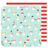 North Pole Patterned Paper / Papel Estampado Doble Cara Papel, Hojas Sueltas Crate Paper