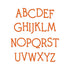 Postal Type Upper Case Die Set / Suaje de Abecedario Mayúsculas Descontinuado Tonic Studios