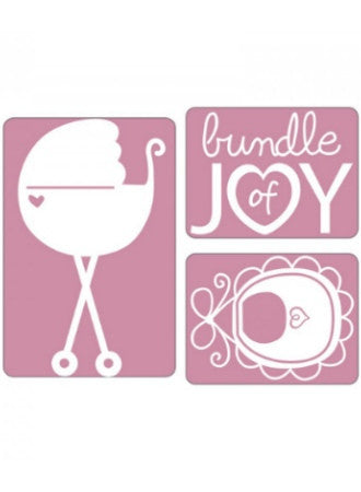 Sizzix Bundle of Joy Set / Folder de Grabado Bebé Folders de Grabado Sizzix