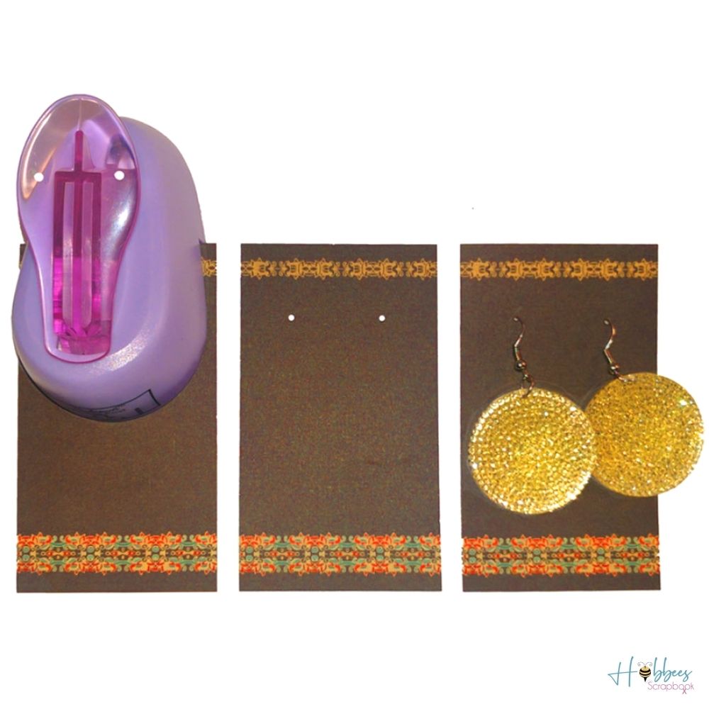 Earring Double Post Punch / Perforadora para Crear Exhibidor de Aretes Perforadoras Easy Earring Cards