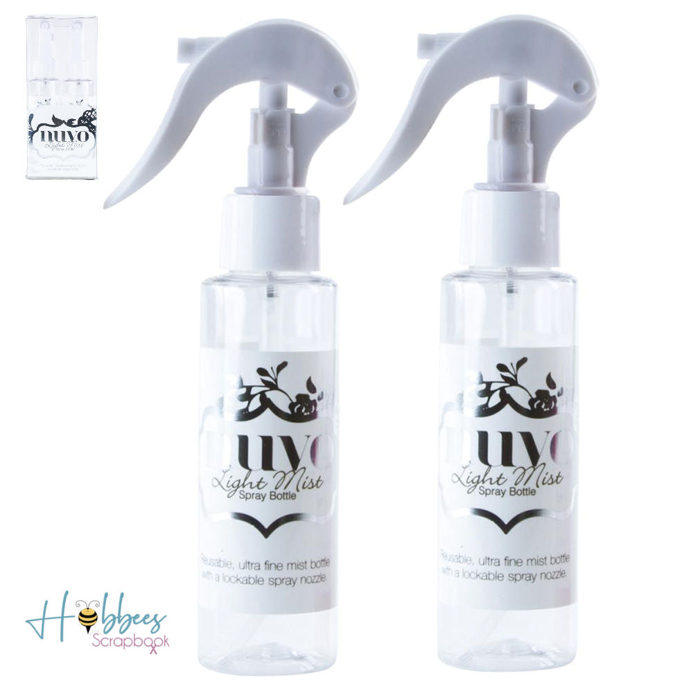 Nuvo Light Mist Spray Bottle / Mini Botecitos Spray Herramientas Nuvo