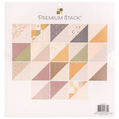 English Garden Cardstock Pack / Paquete Cartulina Tonos Tierra Pastel Papel DCWV