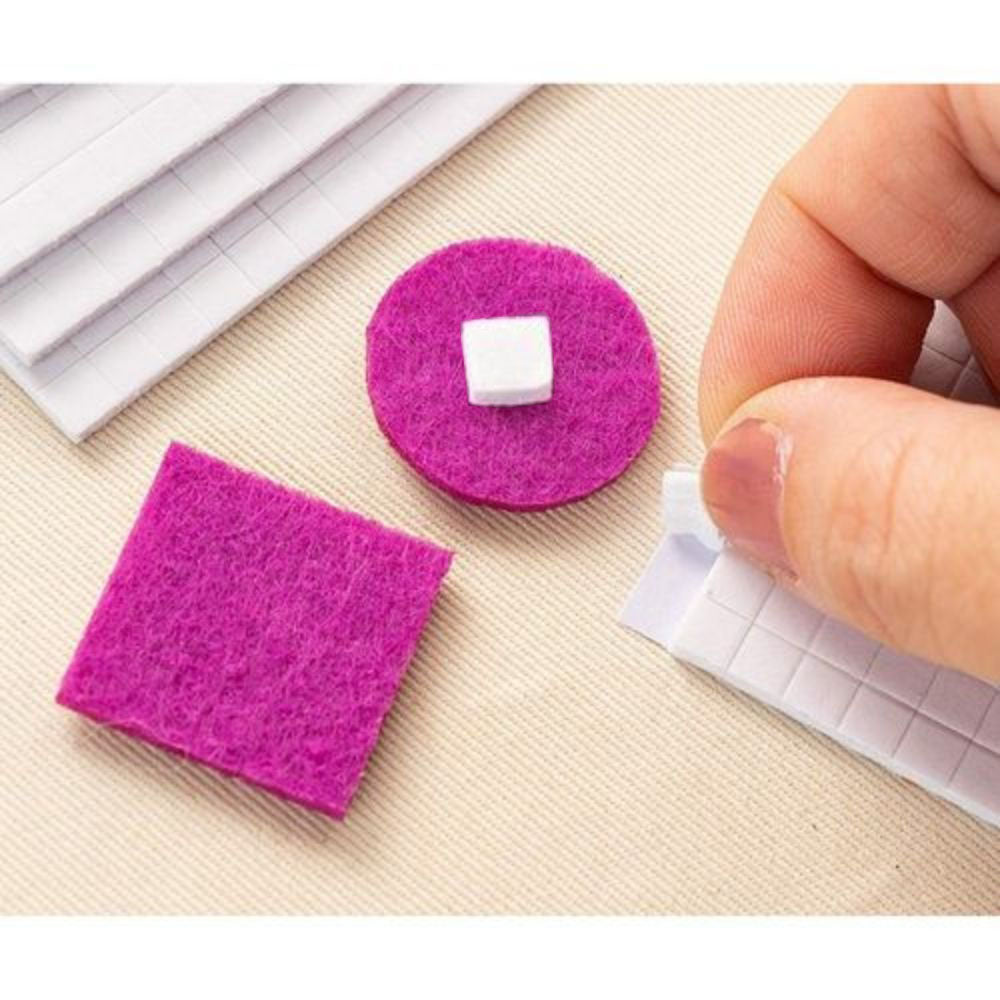 3D Pop Dots Dual-Adhesive Foam / Foami Cuadrados Adhesivos 1.3cm Adhesivos / Pegamentos Multicraft Imports