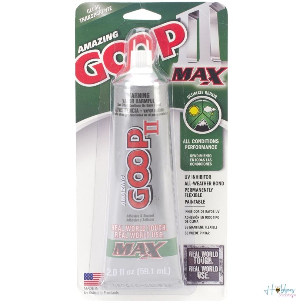 Amazing Goop II Max Glue / Pegamento Extra Fuerte Adhesivos / Pegamentos Eclectic