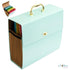 Accordion Paper Storage Mint / Organizador Tipo Acordeón para Papel Descontinuado We R Memory Keepers