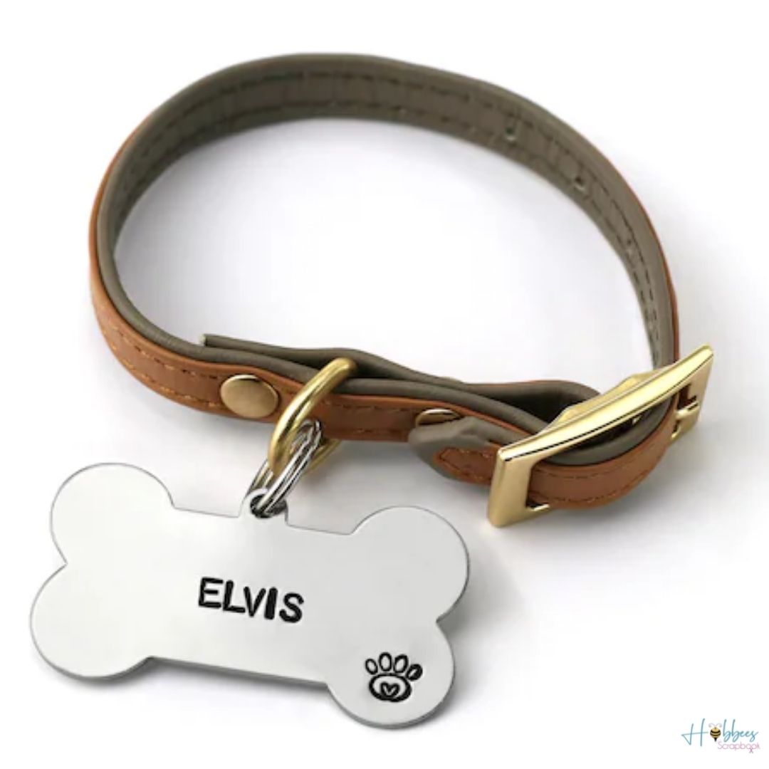 24 Pet Tags with Ring / Plaquitas de Hueso Accesorios ImpressArt