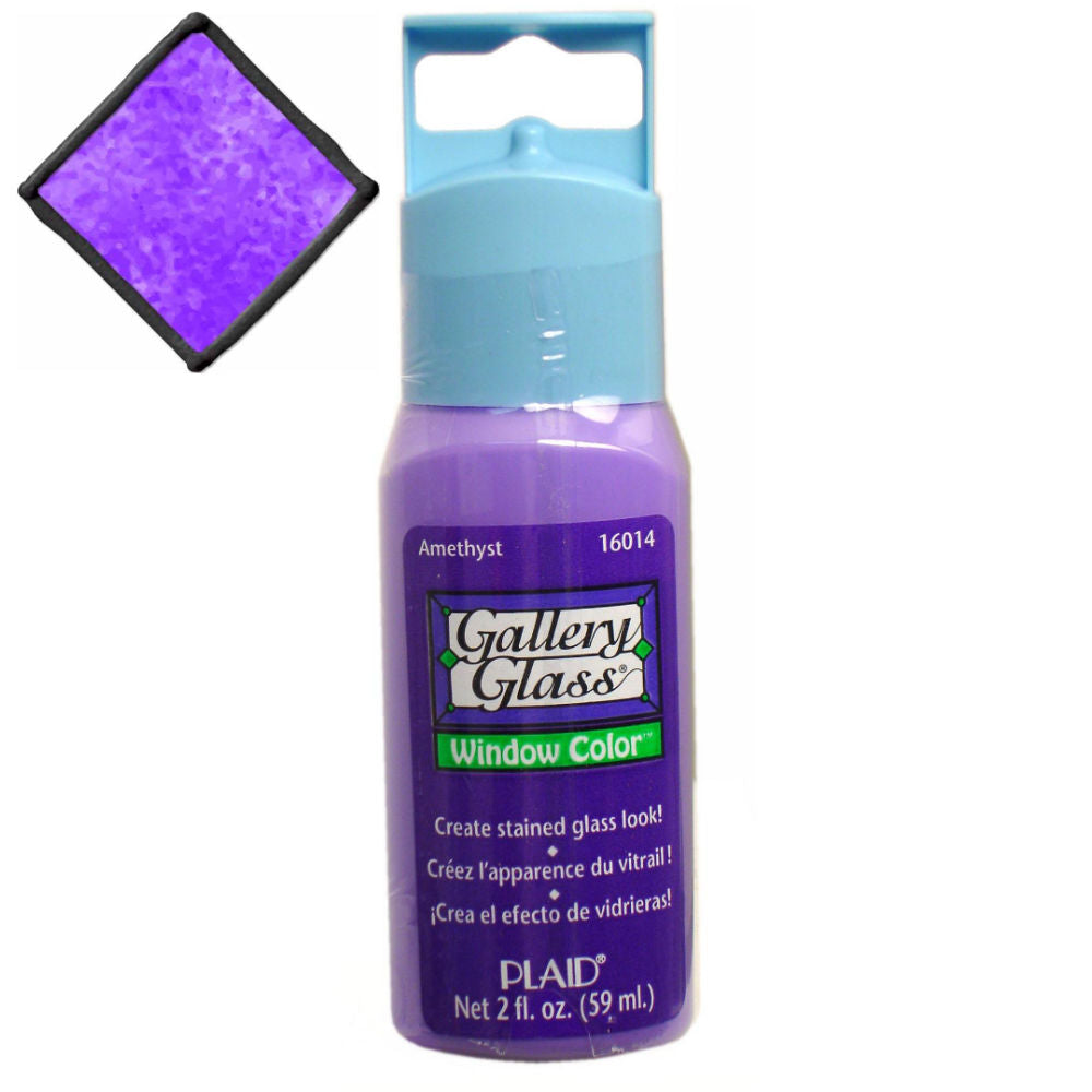 Gallery Glass Amethyst / Pintura para Vitrales Vitral Plaid