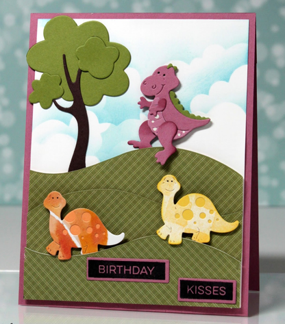 Baby Dino: Brontosaurus Die / Suaje de Bebé Dinosaurio Descontinuado Cottage Cutz
