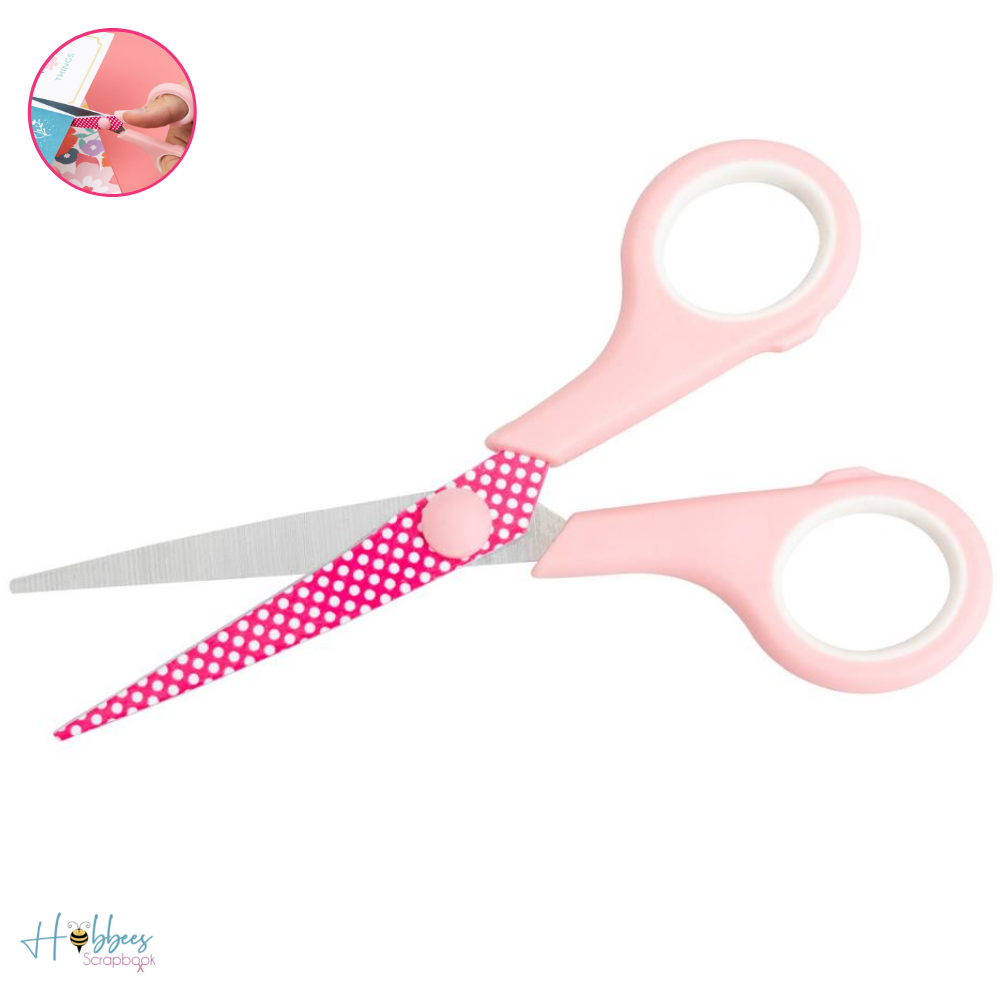 Cutup Scissors Pink with Polka Dots / Tijeras Rosas con Puntitos
