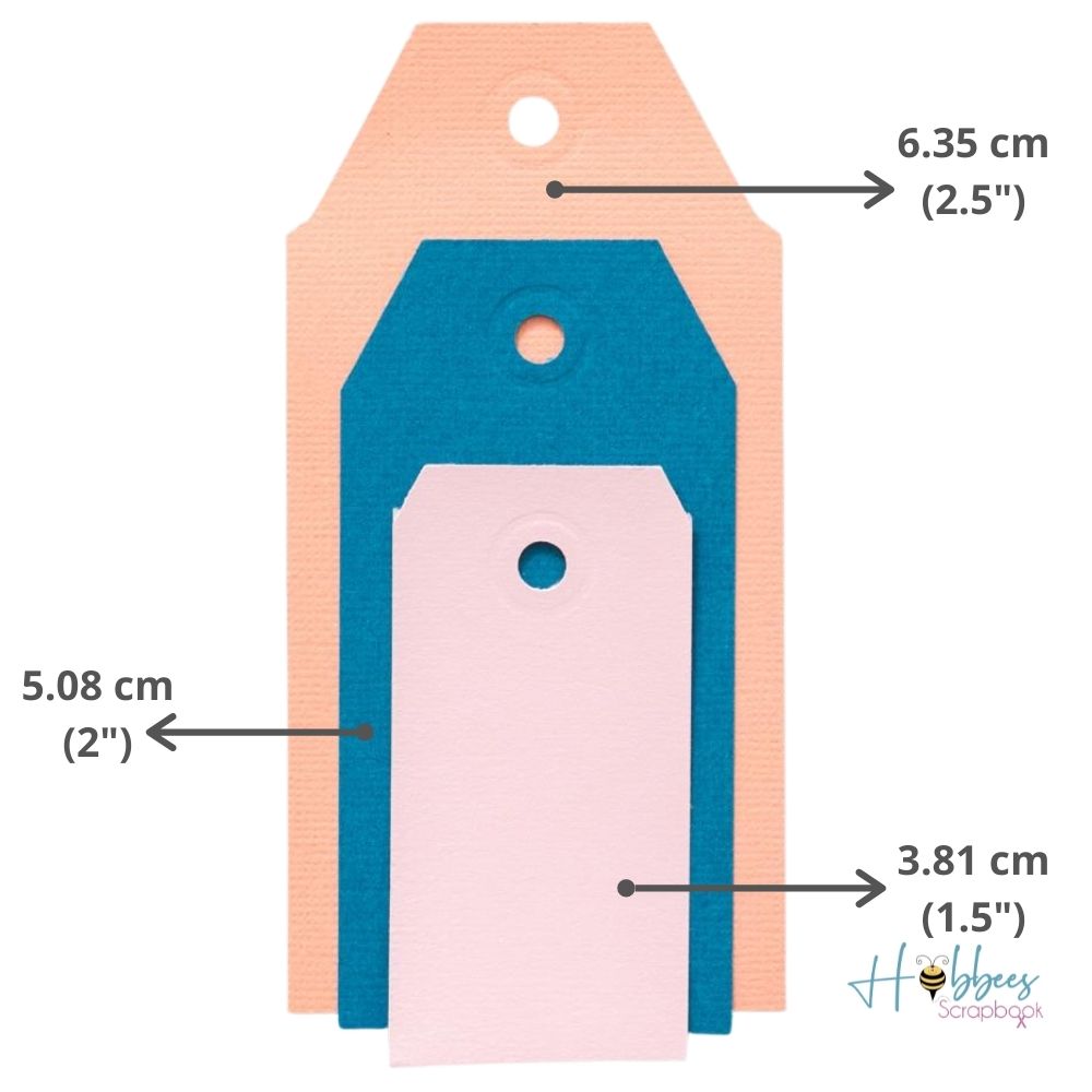 3 in 1 Angled Tag Punch / Perforadora de 3 Etiquetas Angulares Perforadoras We R Memory Keepers