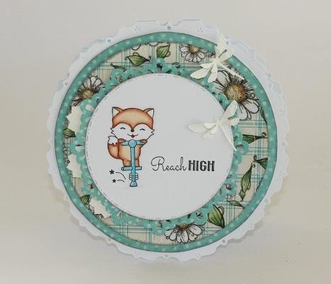 Cling Mounted Rubber Stamps and Dies Outdoor Play / Sellos Cling y Suajes de Osos y Zorros Descontinuado LDRS Creative