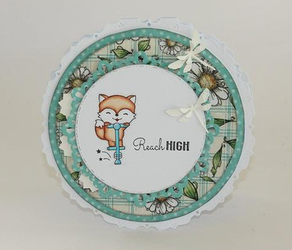 Cling Mounted Rubber Stamps and Dies Outdoor Play / Sellos Cling y Suajes de Osos y Zorros Descontinuado LDRS Creative