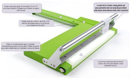 Cortadora de Papel / Cutterpillar Crop Trimmer Cortadoras / Guillotinas Cutterpillar