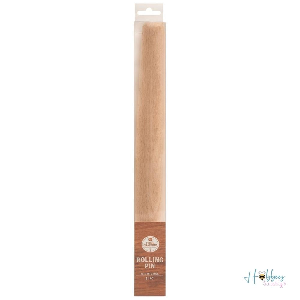 Wood Rolling Pin / Rodillo de Madera para Repostería Descontinuado AC Food Crafting