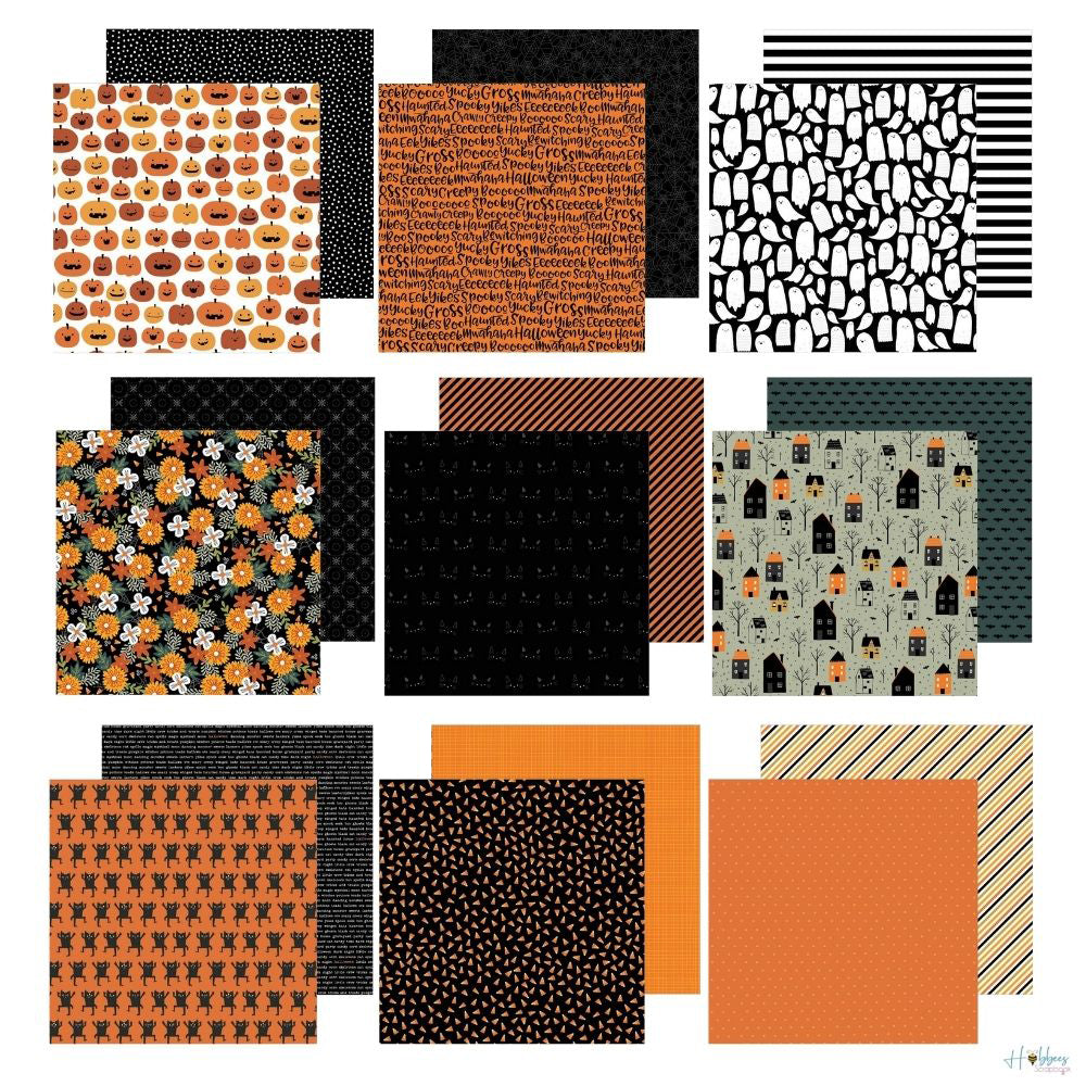 Spoooky Paper Pad 6 x 8" / Block de Halloween Descontinuado Pebbles