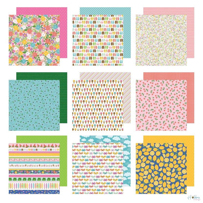 Sun &amp; Fun Paper Pad 6 x 8&quot; / Block de Papel Verano Papel Pebbles