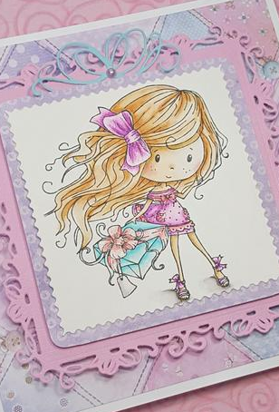 Cling Mounted Rubber Stamps Gift for You / Sello Cling Regalo para Ti Descontinuado LDRS Creative