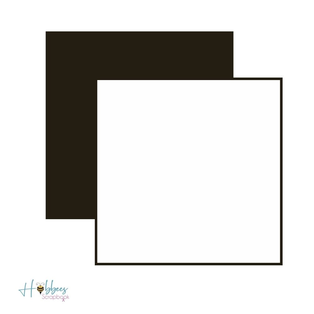 Black &amp; White Craft Paper 6x6 in / 100 Hojas de Papel Blanco y Negro Papel Colorbok