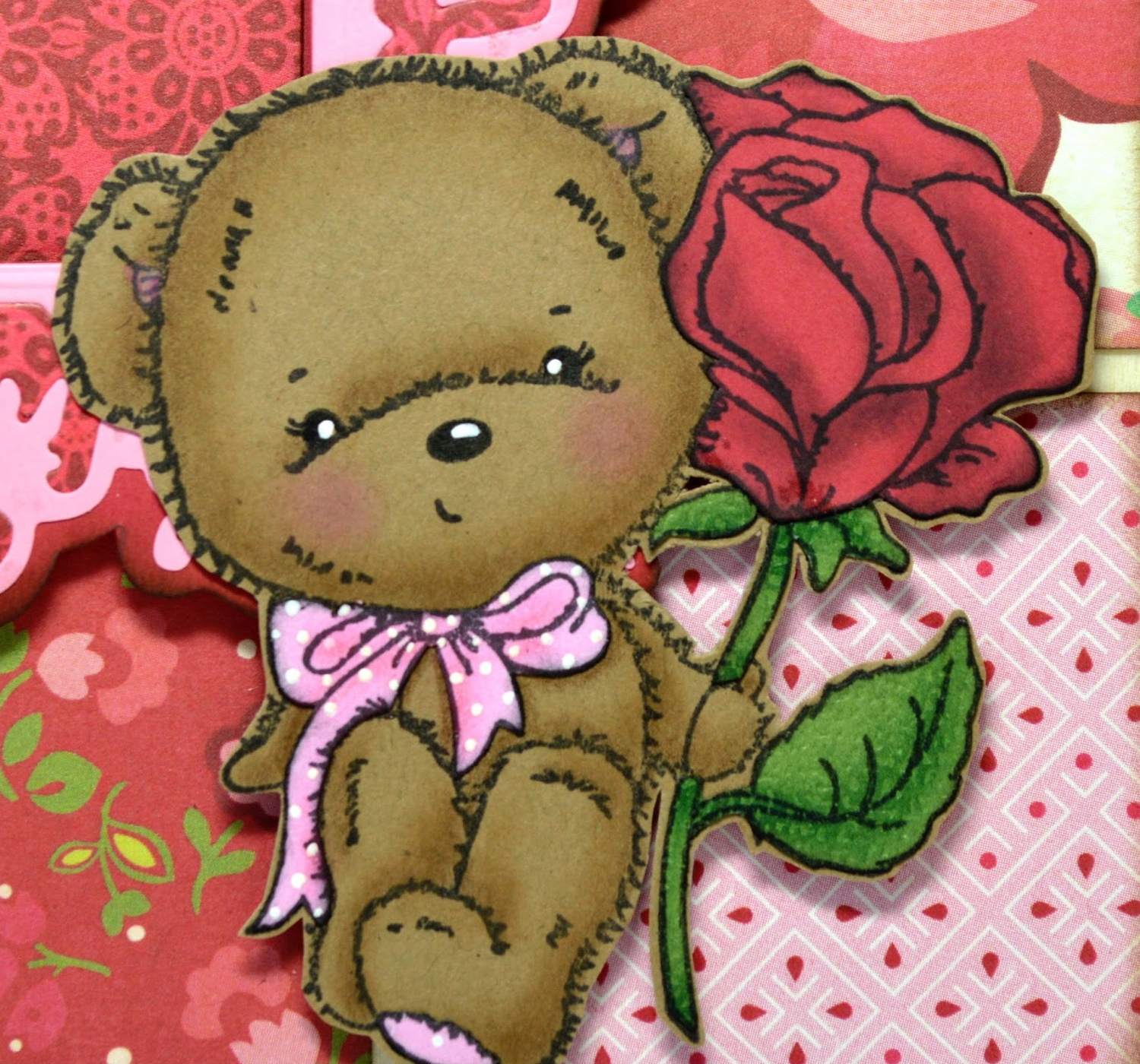 Cling Stamps Rosie Bear / Sello Cling de Osito Descontinuado LDRS Creative