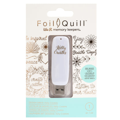 Foil Quill Kelly Creates USB Art / USB con Diseños para Foil Quill de Kelly Creates Accesorios We R Memory Keepers
