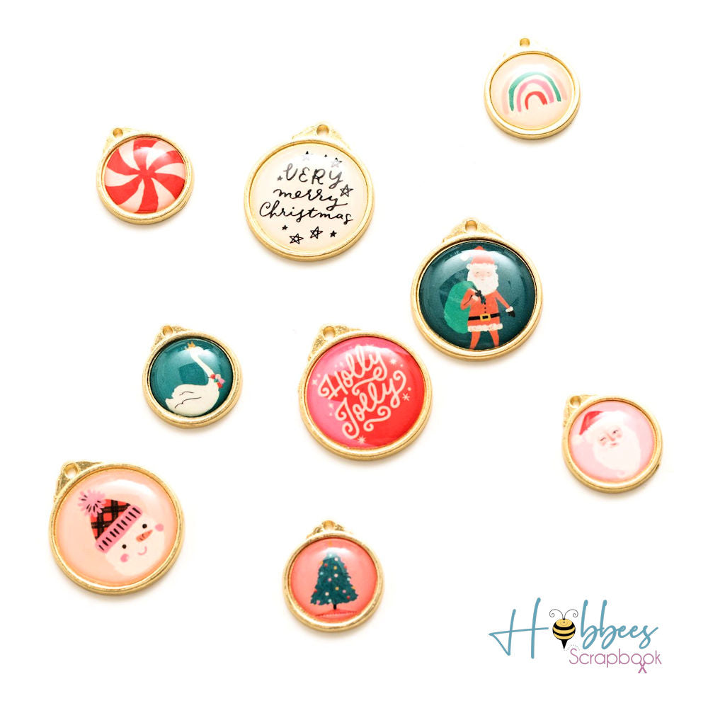 Hey Santa Planner Charm / Dijes Decorativos Adornos / Embellishments Crate Paper