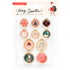 Hey Santa Planner Charm / Dijes Decorativos Adornos / Embellishments Crate Paper