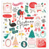 Hey Santa Chipboard Stickers / Estampas Navideñas Descontinuado Crate Paper