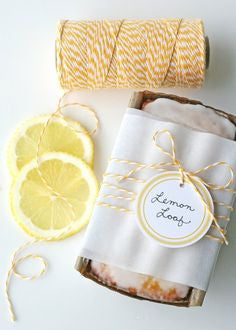 Bakers Twine Cotton Lime-White / Rollo de Hilo Twine 125 metros Lima-Blanco Descontinuado Darice