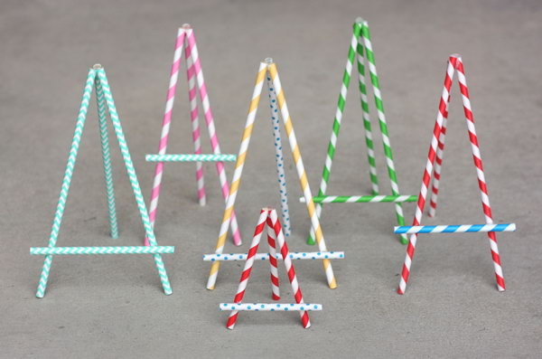 Paper Straws Pool Blue / Popotes de Papel Decorativo Azules Adornos / Embellishments American Crafts