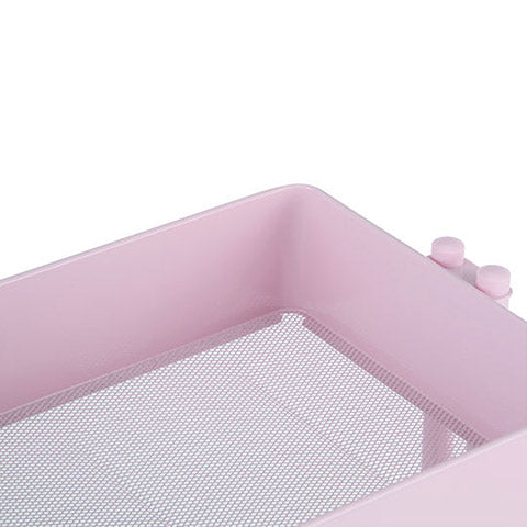 Metal Rolling Utility Cart: Blush / Carrito con Ruedas Rosa Descontinuado Darice