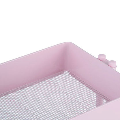Metal Rolling Utility Cart: Blush / Carrito con Ruedas Rosa Descontinuado Darice