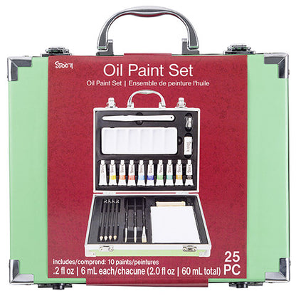 Next Studio 71 Oil Art Set / Set de Pintura al Óleo 25 pzas. Descontinuado Darice