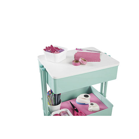 White Metal Cart Top  / Cubierta Blanca para Carrito de Metal Descontinuado Darice