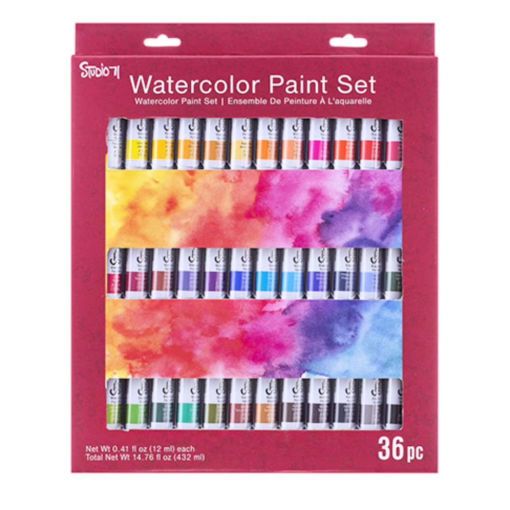 Watercolor Paint Set / Kit de Acuarelas 34 piezas Acuarela Studio 71