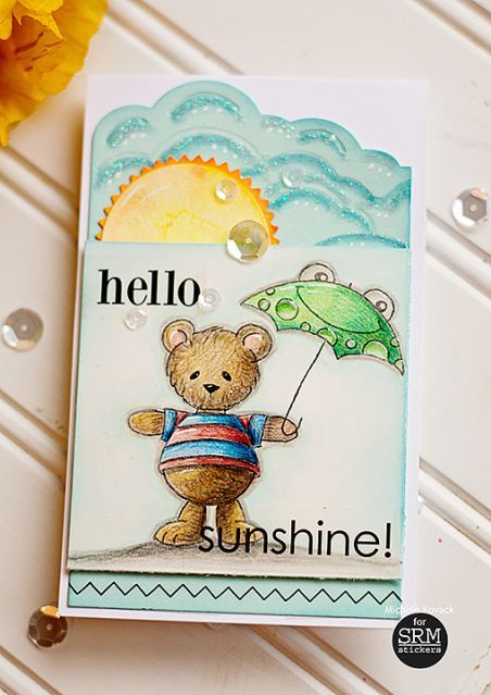 Clear Stamps Spring Short Stack / Sellos de Polímero Animales Descontinuado Stampendous