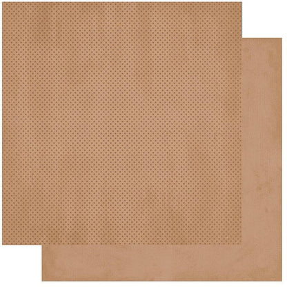 Decaf Dot Cardstock / Cartulina Textuizada de Puntitos Doble Cara Papel, Hojas Sueltas BoBunny