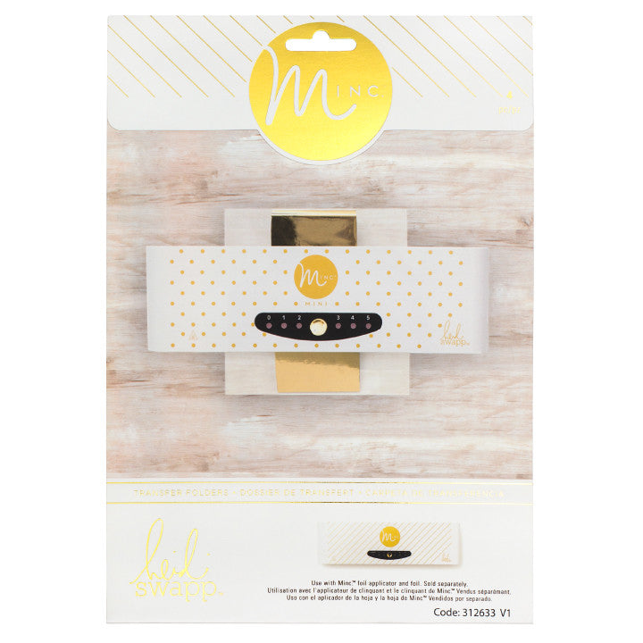 Mini Minc Transfer Sheets / Hojas De Transferencia Foil Reactivo Heidi Swapp