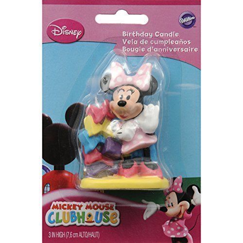 Minnie Candle / Vela de Minnie Mouse Adornos / Embellishments Wilton