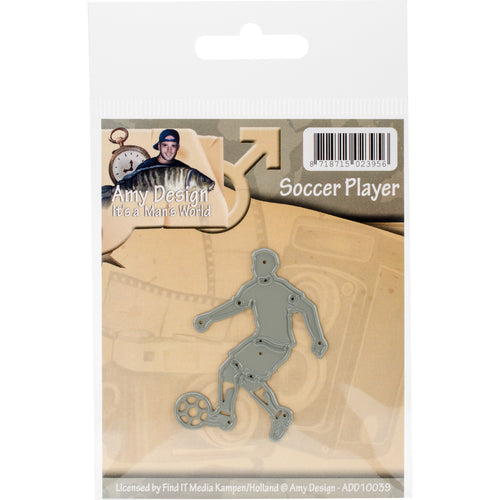 Play Soccer Dies / Suaje de Jugador de Futbol Descontinuado Amy Design