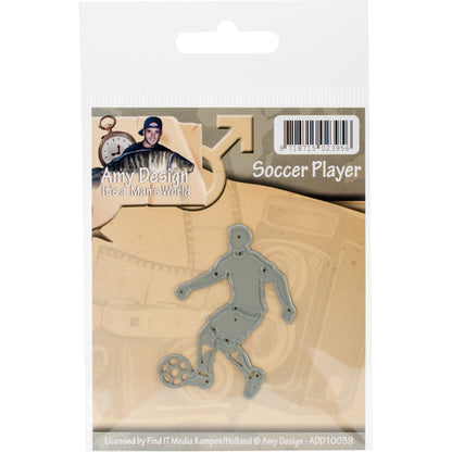 Play Soccer Dies / Suaje de Jugador de Futbol Descontinuado Amy Design