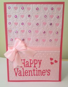 Heart Blocks Embossing Folder / Folder de Grabado Bloques de Corazón Descontinuado Cuttlebug