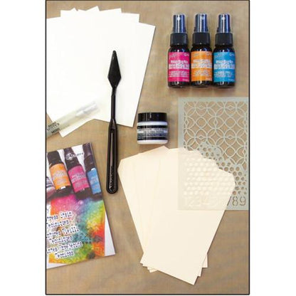 Tim Holtz Distress Mixed Media Spray Stain Kit / Juego de Spray en Aerosol Descontinuado Ranger