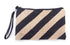 Burlap Clutch - Black Stripes / Estuche de Yute - Lineas Negras Descontinuado American Crafts