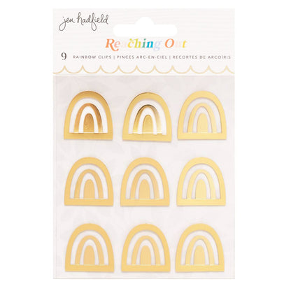 Reaching Out Rainbow Metal Clips / Clips Metálicos de Aicoiris Adornos / Embellishments American Crafts