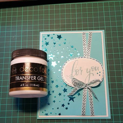 Deco Foil Transfer Gel DUO / Gel de Transferencia para Metalizar Dúo Pastas Texturizadoras y Medios Mixtos iCraft