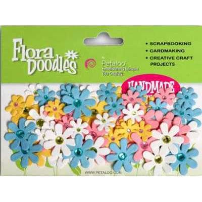 Jeweled Florettes Baby´s Coming / Flores con Piedras Llegada de Bebe Adornos / Embellishments Petaloo