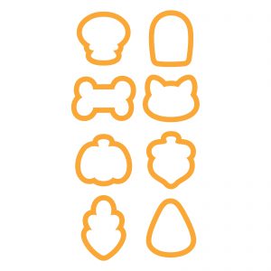 Mini Cookie Cutter Set Autumn / Set de Galletas Mini de Otoño Descontinuado Sugarbelle